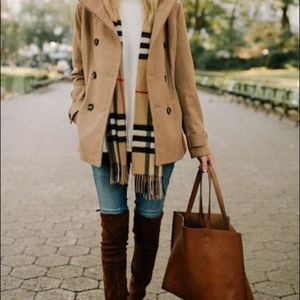 Old Navy camel pea coat jacket